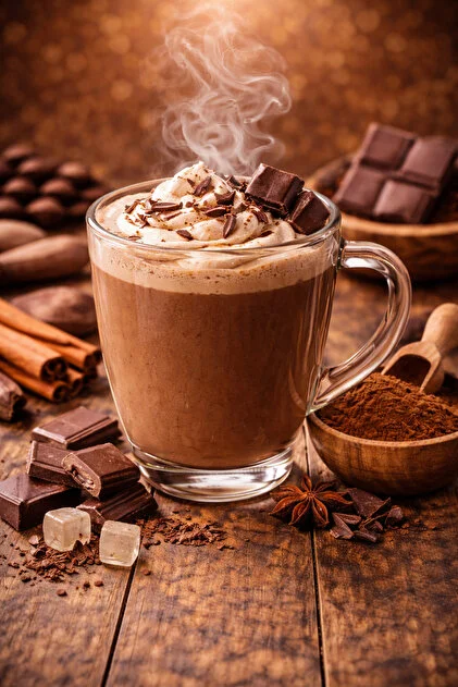Mint Hot Chocolate Large